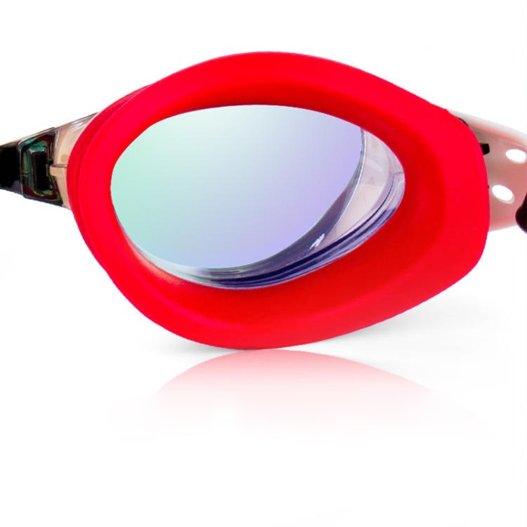 Waterproof and anti-fog display adult swimming goggles