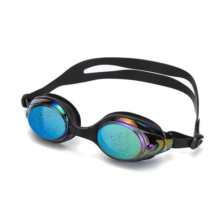 High quality mirror coated adult swimming goggles
