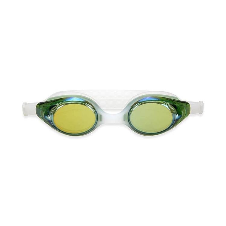 High quality mirror coated adult swimming goggles