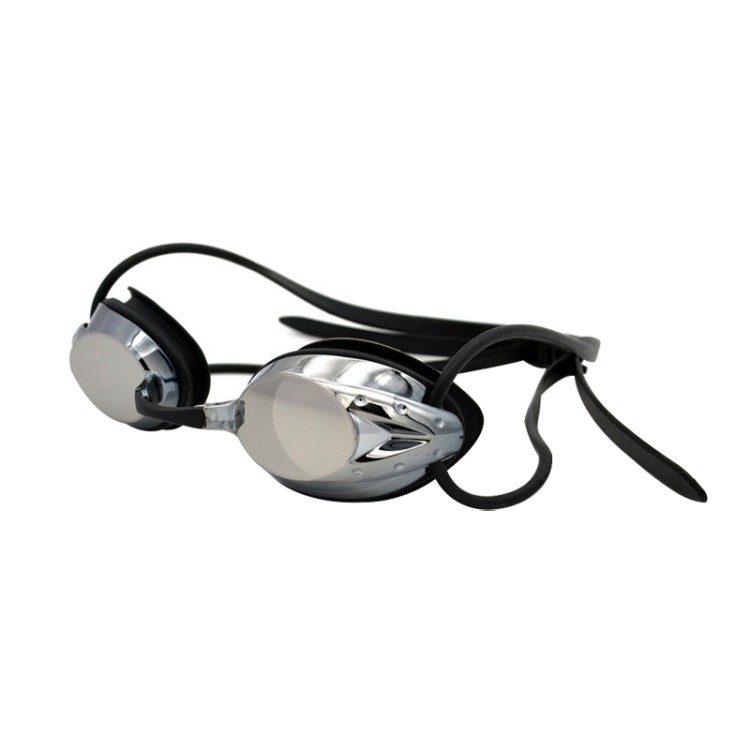 Anti-polarized and anti-fog silicone adult swimming goggles
