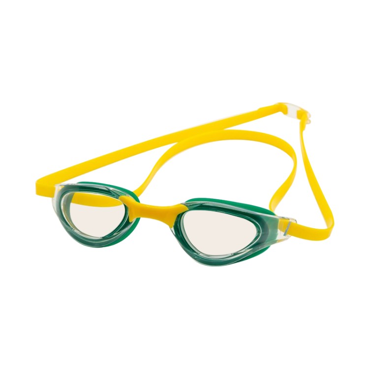 Racing mirror coated adult swimming goggles