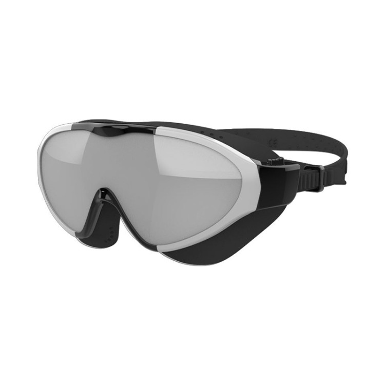 One-piece streamlined adult swimming goggles