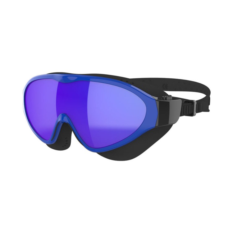 One-piece streamlined adult swimming goggles