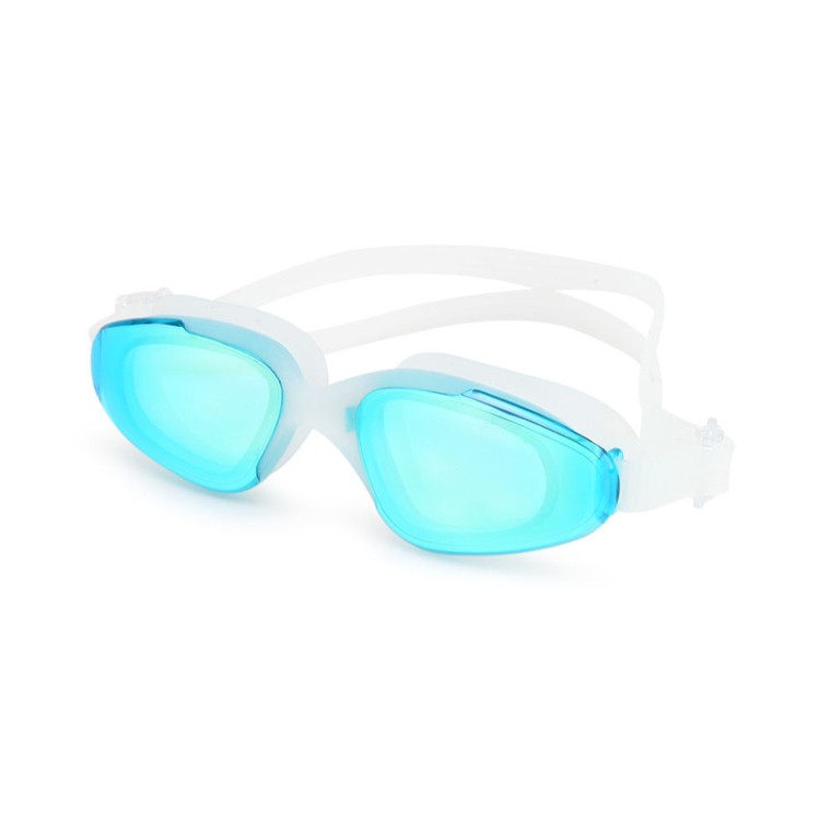 Large frame mirror silicone adult swimming goggles