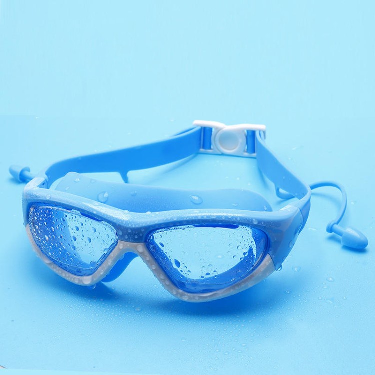 HD anti-fog large frame adult swimming goggles