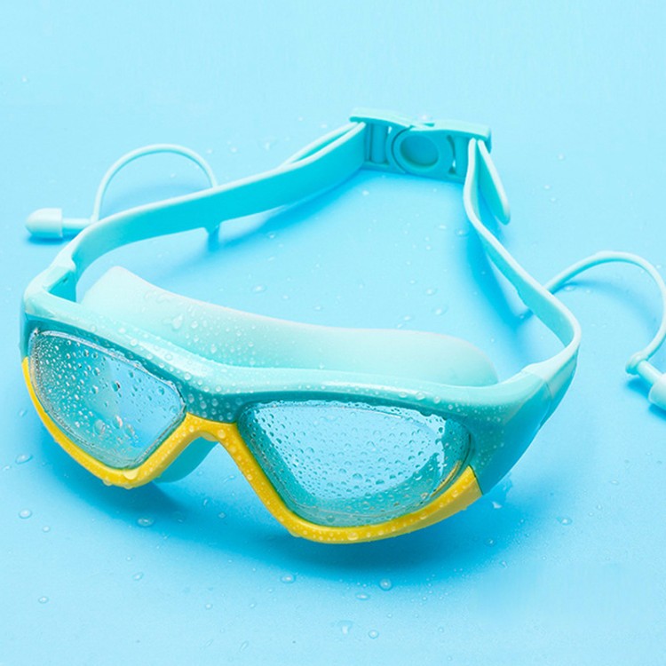 HD anti-fog large frame adult swimming goggles
