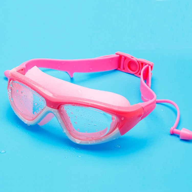 HD anti-fog large frame adult swimming goggles