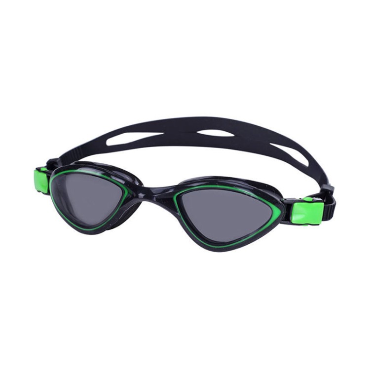 Anti-fog and UV-resistant silicone swimming goggles for adults