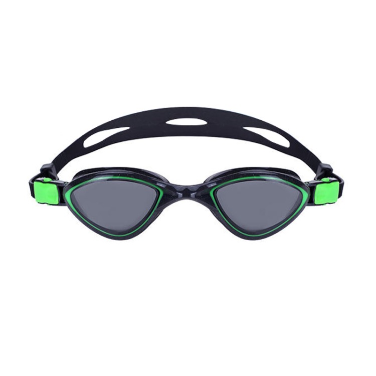 Anti-fog and UV-resistant silicone swimming goggles for adults