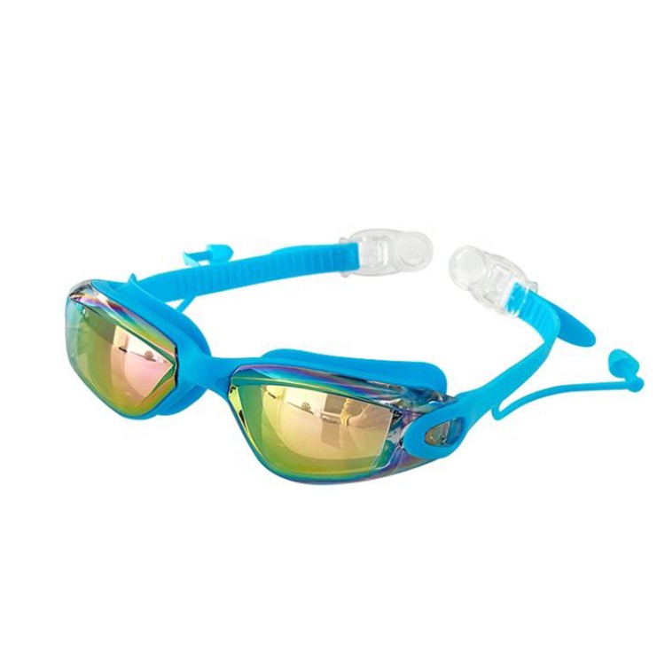 High quality UV resistant adult swimming goggles