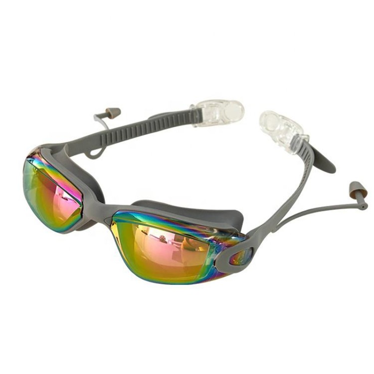 High quality UV resistant adult swimming goggles