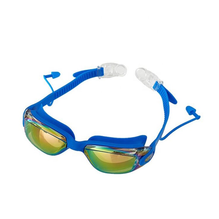 High quality UV resistant adult swimming goggles