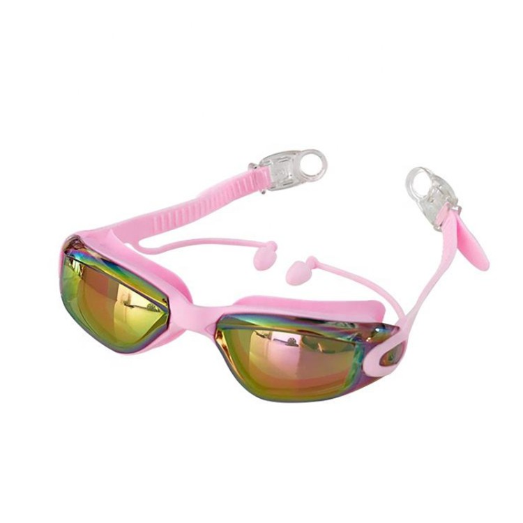 High quality UV resistant adult swimming goggles
