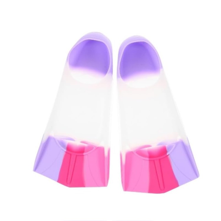 Short blade comfort silicone kids diving fins