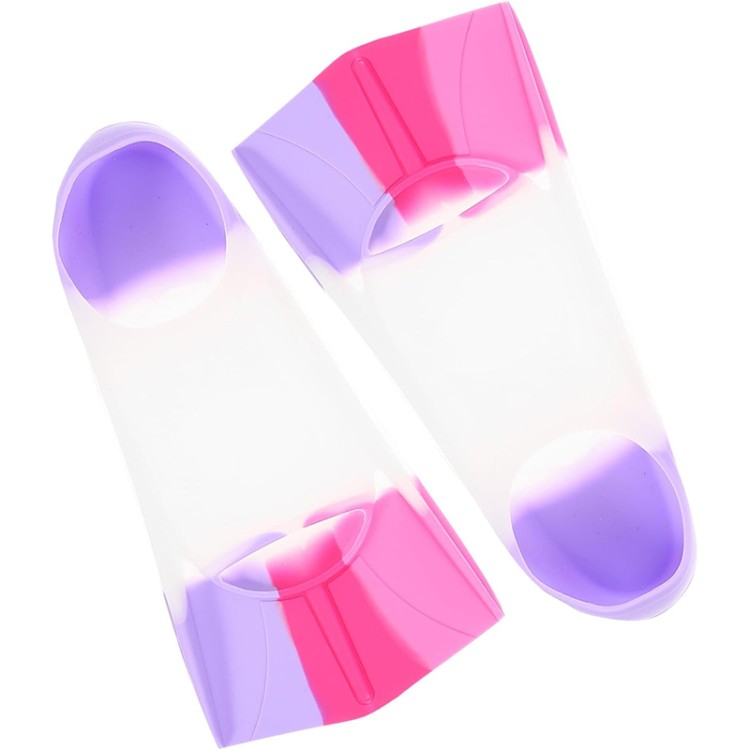 Short blade comfort silicone kids diving fins
