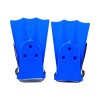 Lightweight blue adjustable children's diving fins
