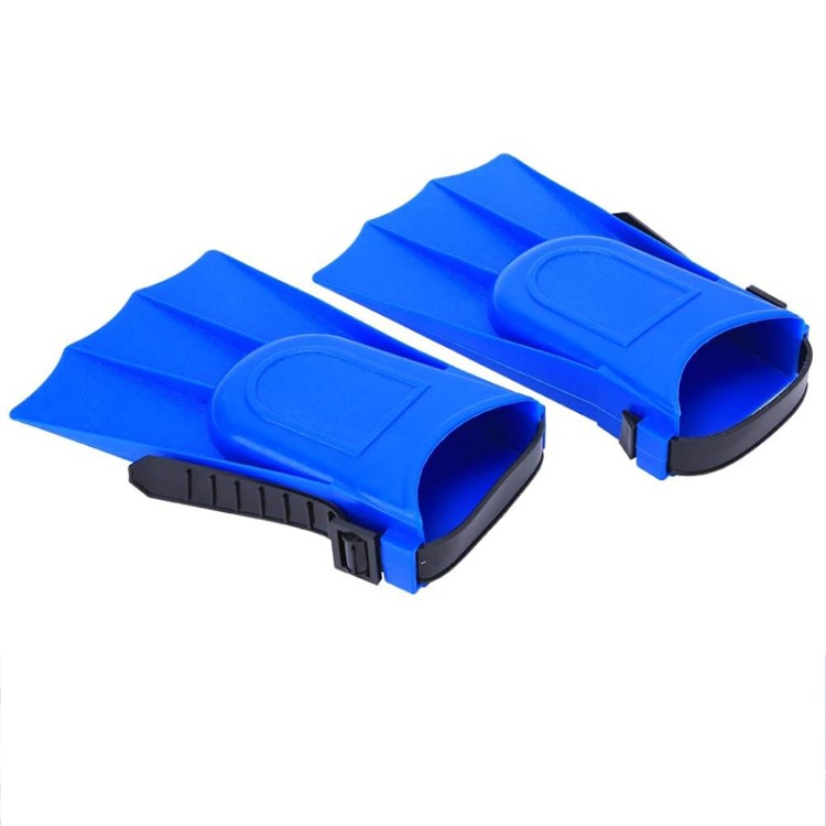 Lightweight blue adjustable children's diving fins