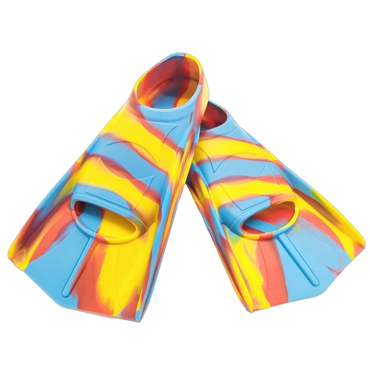 Fashion silicone short children's diving fins