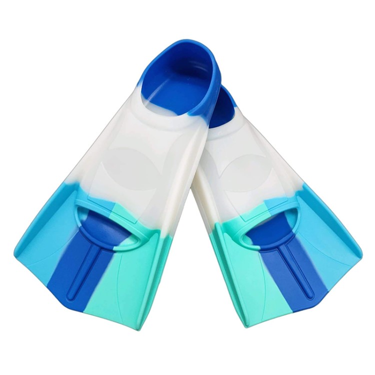Fashion silicone short children's diving fins