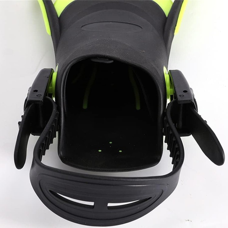 Streamlined design adjustable children's diving fins