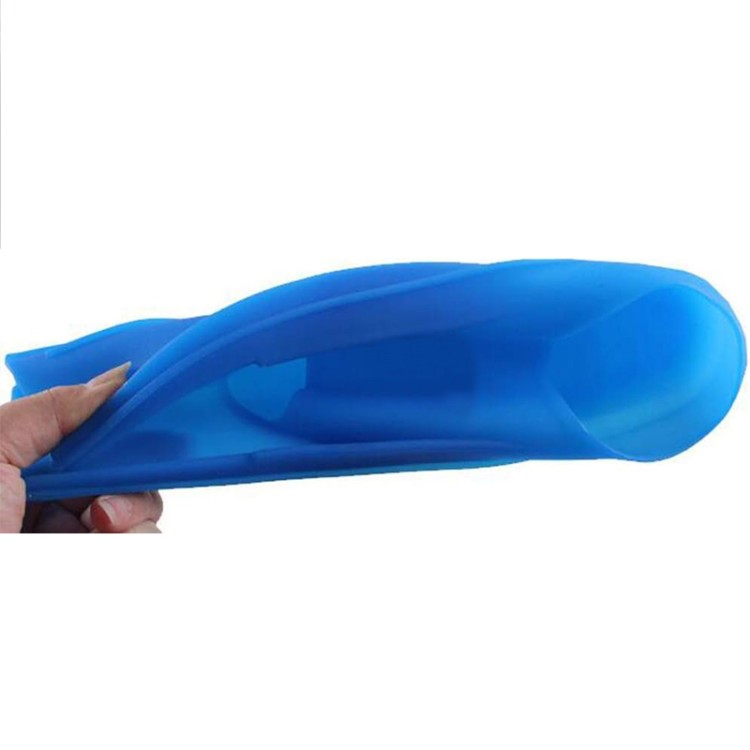 Short leaf soft silicone children's diving fins