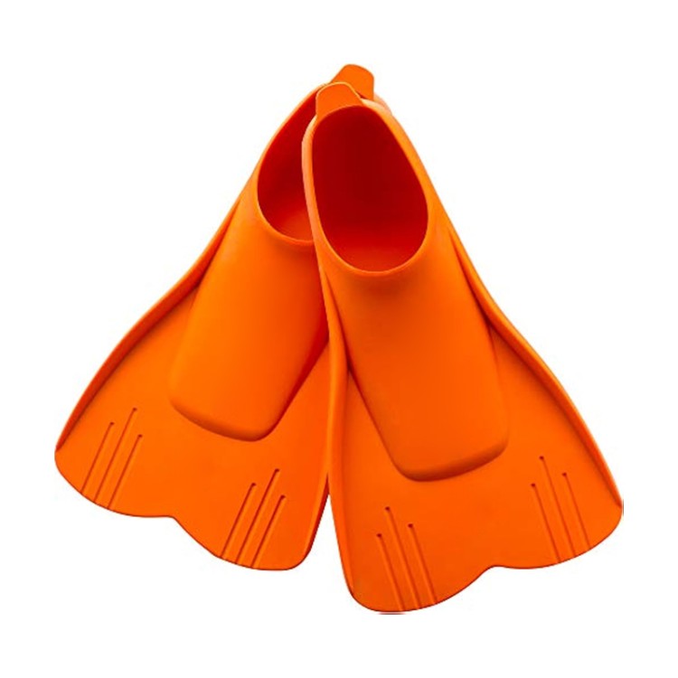 Lightweight short blade children's diving fins