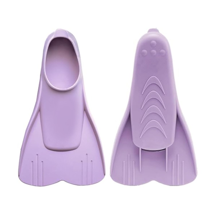 Lightweight short blade children's diving fins