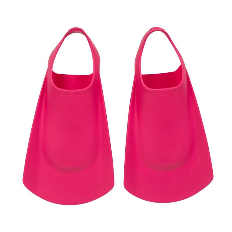 Hydrodynamic grooved children's diving fins