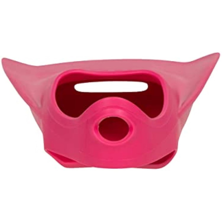 Hydrodynamic grooved children's diving fins