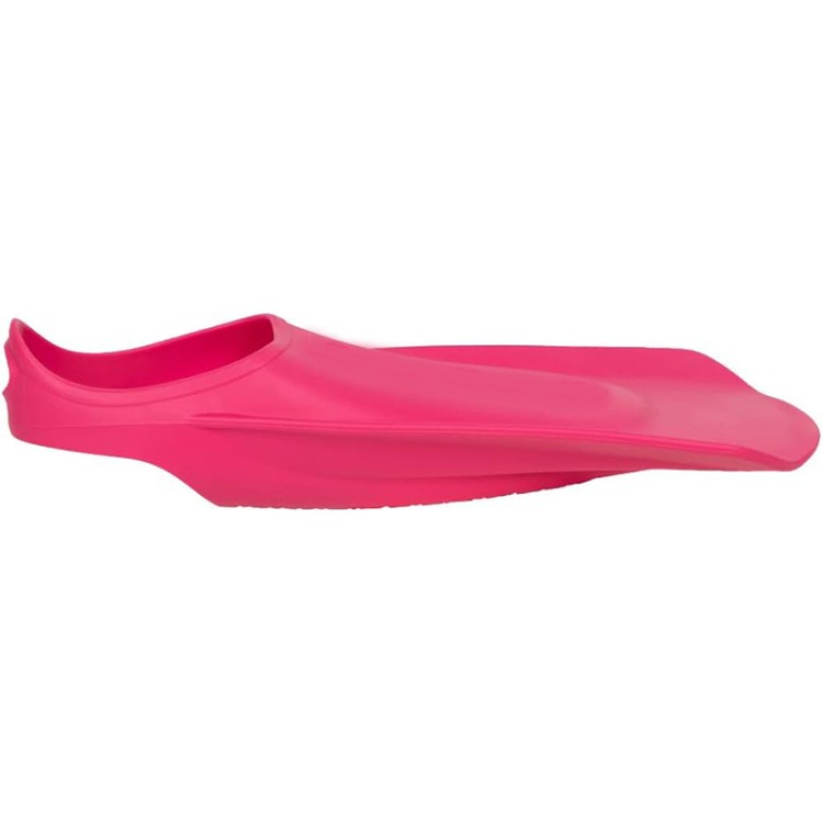 Hydrodynamic grooved children's diving fins