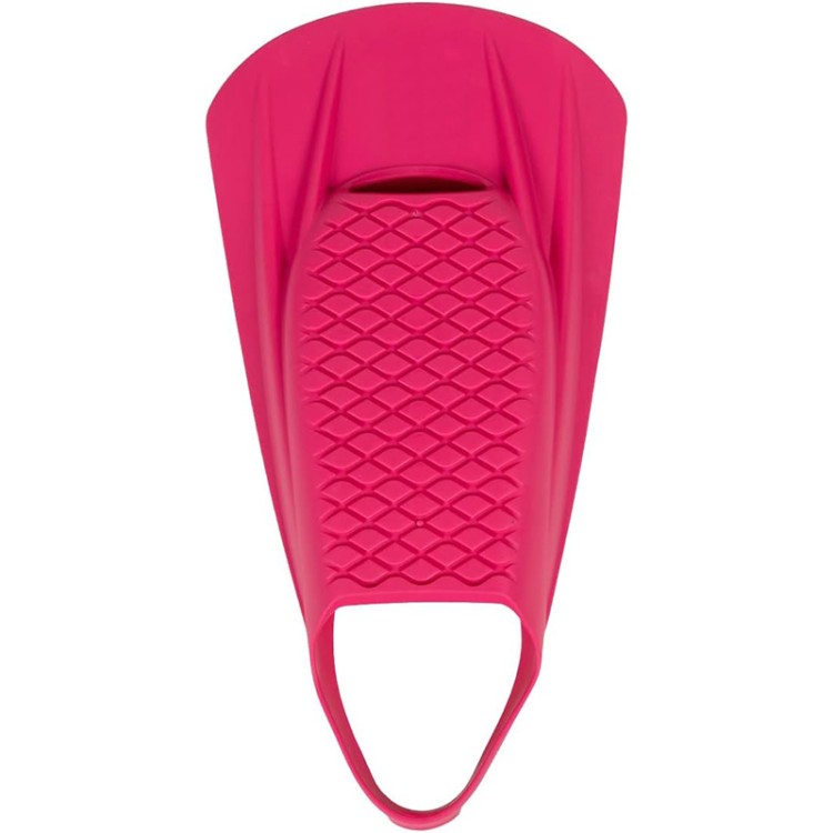 Hydrodynamic grooved children's diving fins