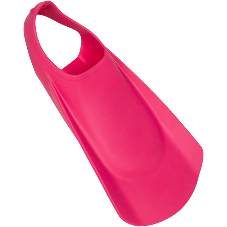 Hydrodynamic grooved children's diving fins