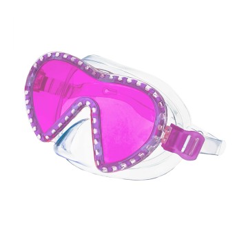 Wide-angle HD anti-fog children's diving mask