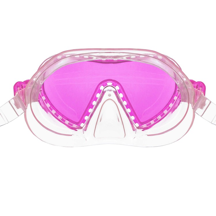 Wide-angle HD anti-fog children's diving mask