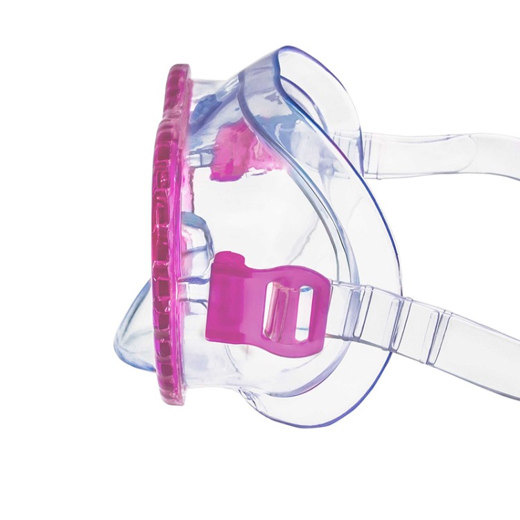 Wide-angle HD anti-fog children's diving mask