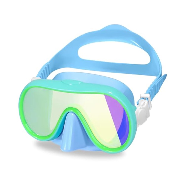 Anti-glare and UV-proof children's diving mask