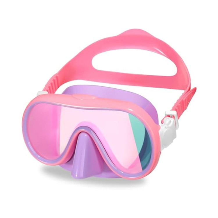 Anti-glare and UV-proof children's diving mask