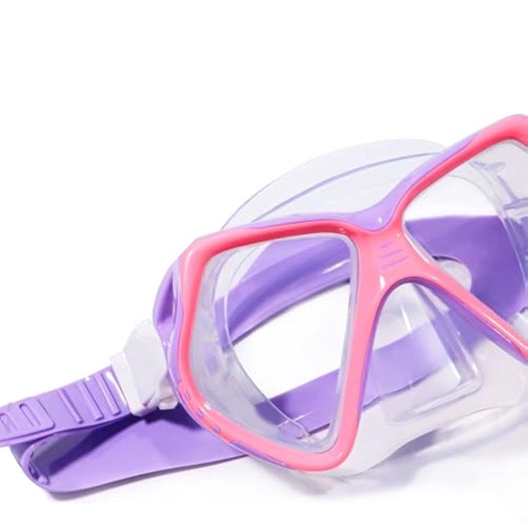 Transparent anti-fog and leak-proof children's diving mask