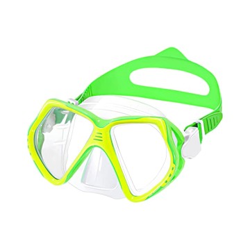 Transparent anti-fog and leak-proof children's diving mask
