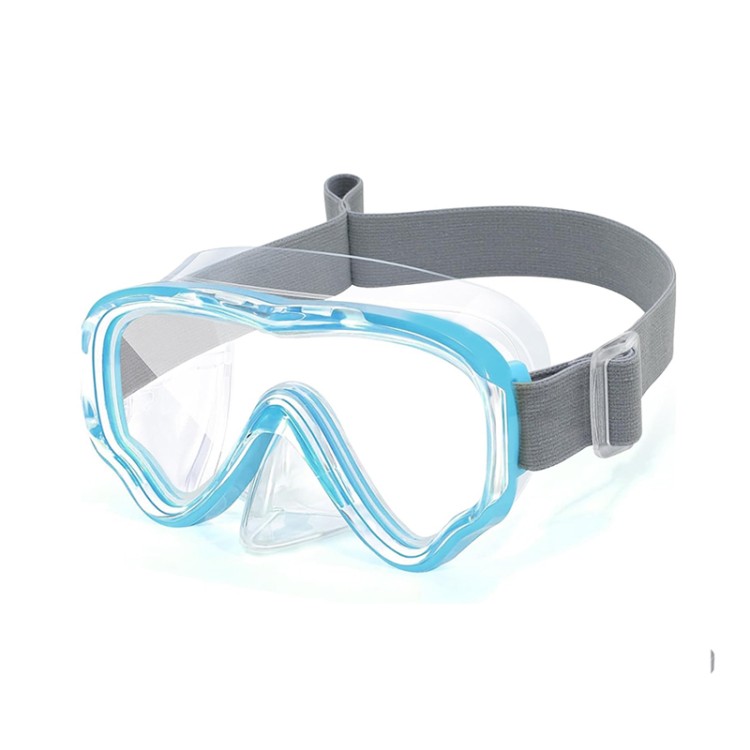 Anti-fog with nose mask children's diving mask