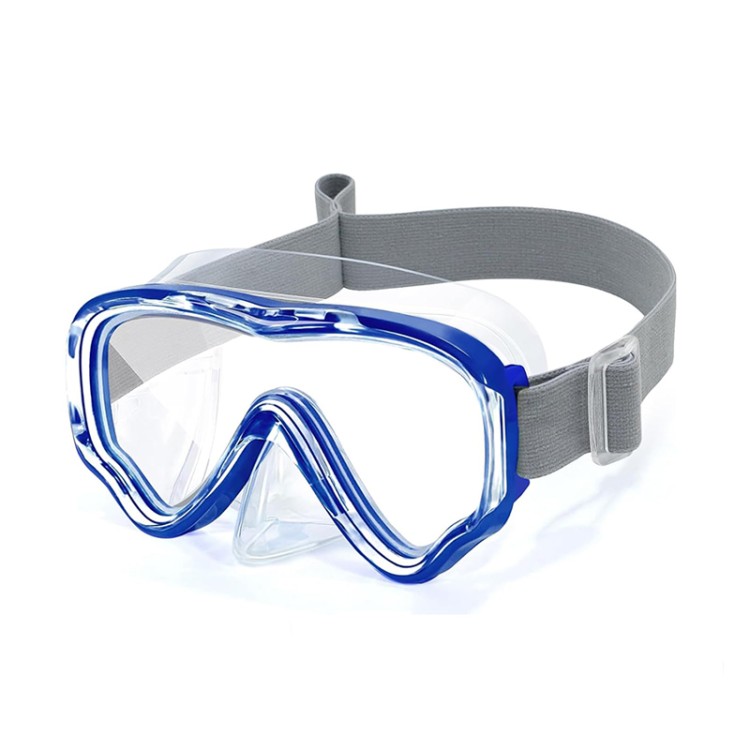 Anti-fog with nose mask children's diving mask
