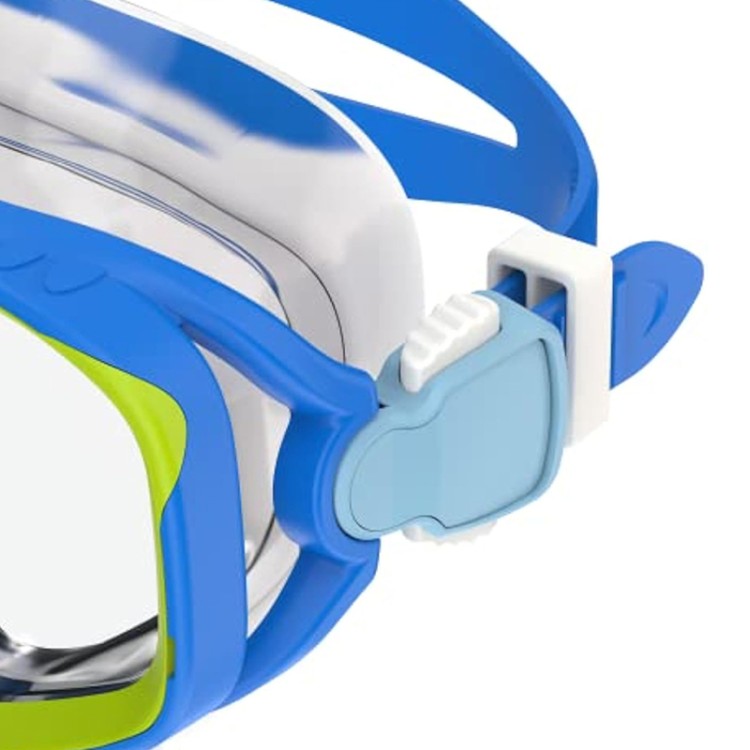 Anti-fog and leak-proof double-lens children's diving mask