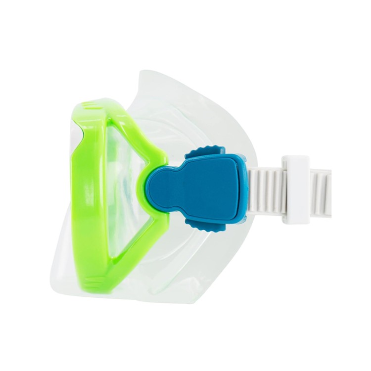 Translucent two-color anti-fog children's diving mask