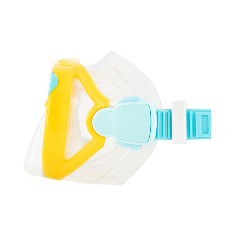 Translucent two-color anti-fog children's diving mask