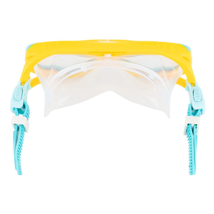 Translucent two-color anti-fog children's diving mask