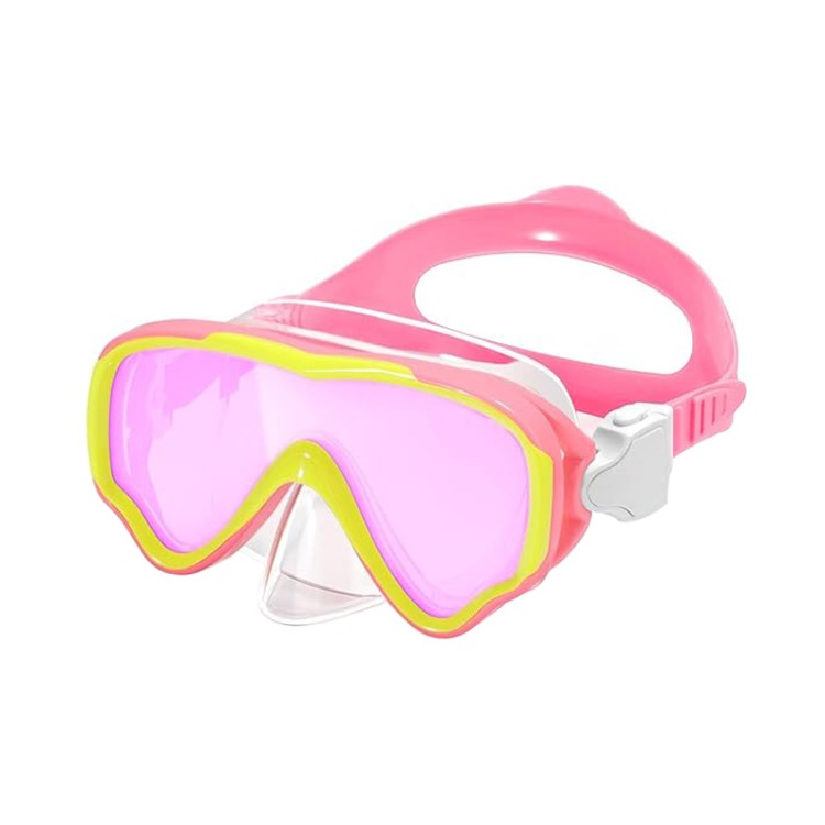 Anti-fog clear vision children's diving mask
