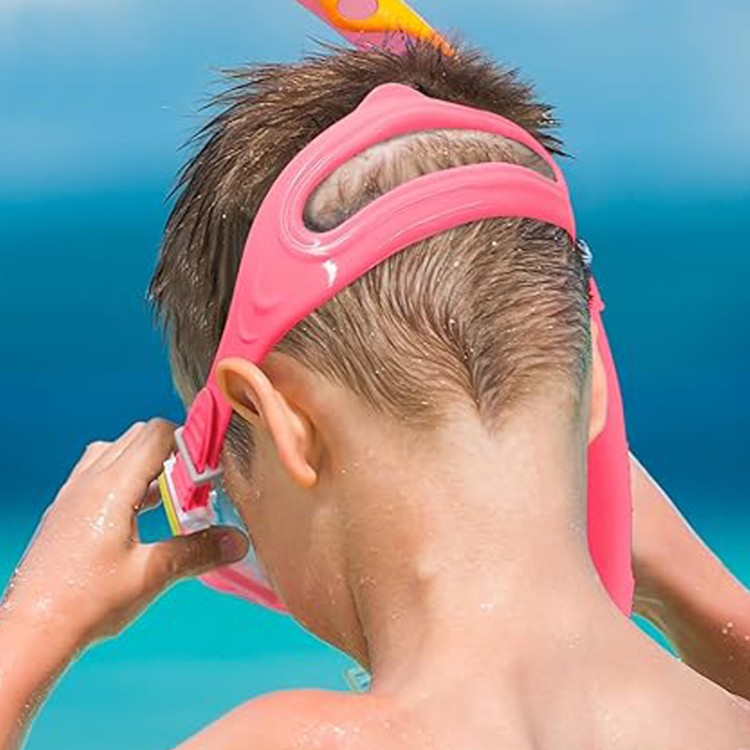 Anti-fog clear vision children's diving mask