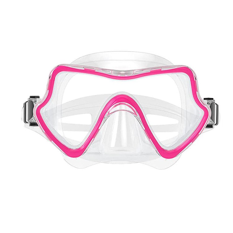 High quality wide viewing angle children's diving mask