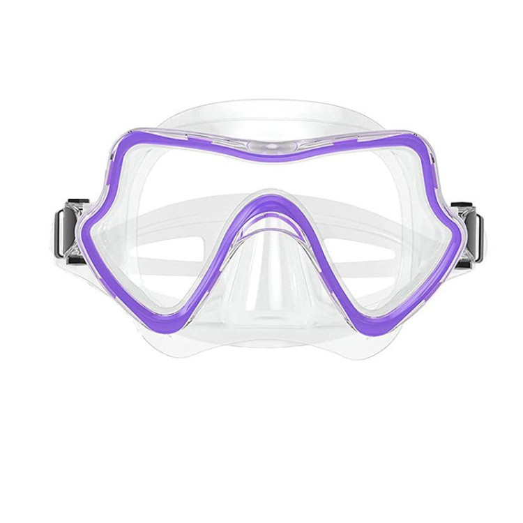High quality wide viewing angle children's diving mask