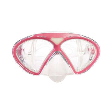 High quality transparent tempered glass children's diving mask